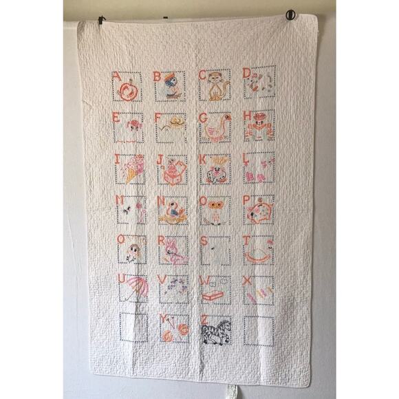 Abc baby blanket